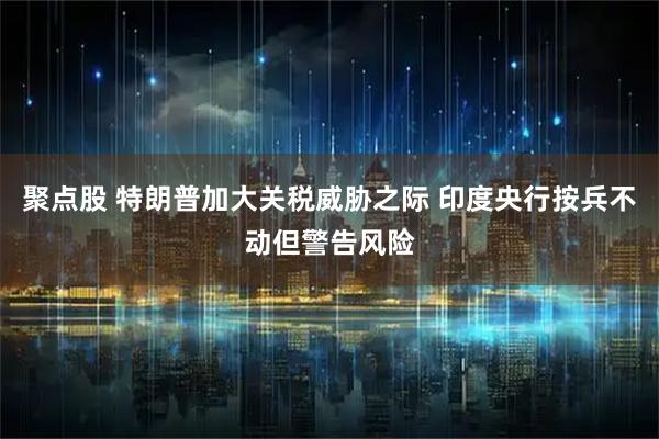 聚点股 特朗普加大关税威胁之际 印度央行按兵不动但警告风险