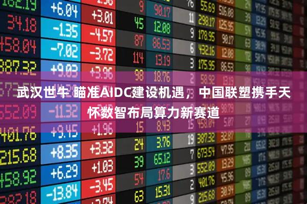 武汉世牛 瞄准AIDC建设机遇，中国联塑携手天怀数智布局算力新赛道